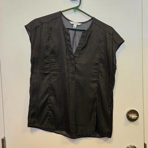 Banana Republic Polka Dot Sleeveless Blouse